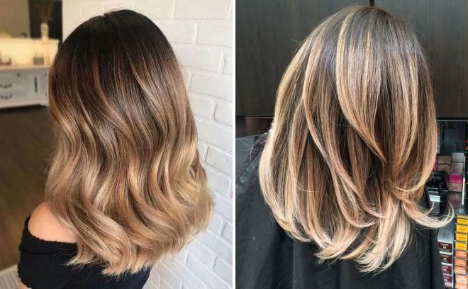 цвет волос на среднюю длину цвет волос на среднюю длину