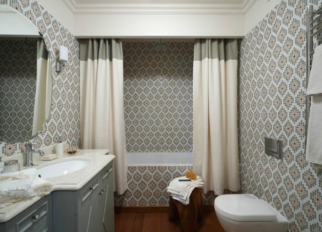 двойная штора для ванной двойная штора для ванной