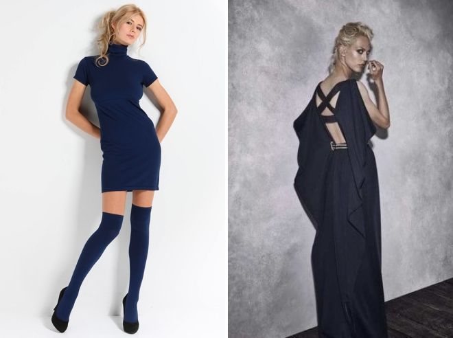 платье цвета индиго платье цвета индиго