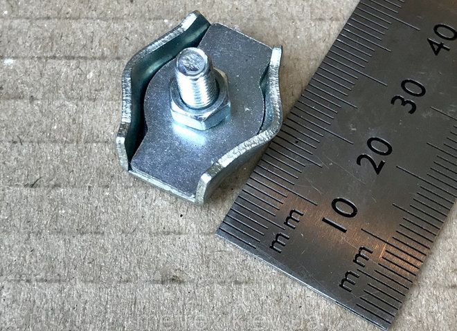 Плоский зажим троса Плоский зажим троса