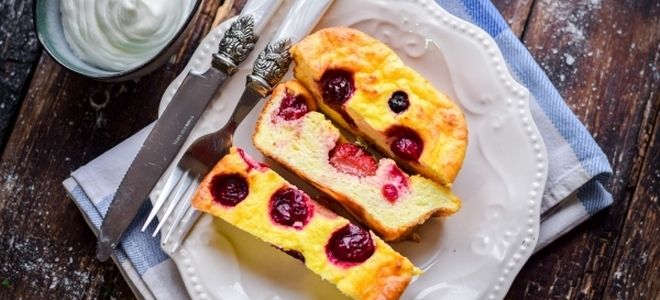 фото9 творожная запеканка с вишней