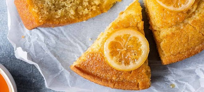 тыквенный манник с лимонным сиропом тыквенный манник с лимонным сиропом