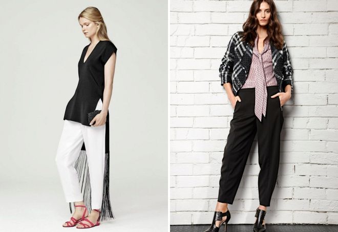 укороченные брюки бананы укороченные брюки бананы