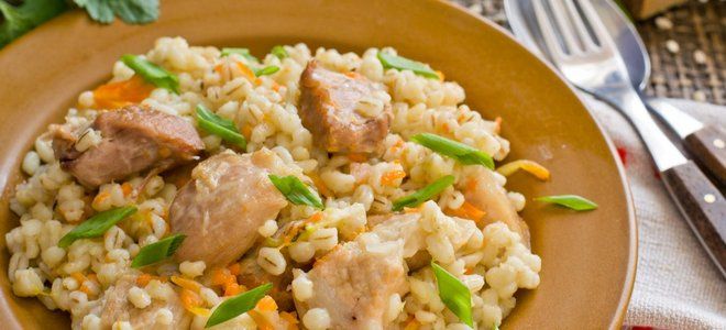 вкусная перловая каша с мясом вкусная перловая каша с мясом