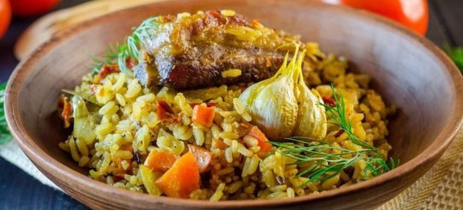 вкусный плов из ребрышек вкусный плов из ребрышек