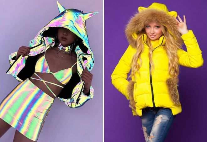 женские светящиеся куртки с ушками женские светящиеся куртки с ушками