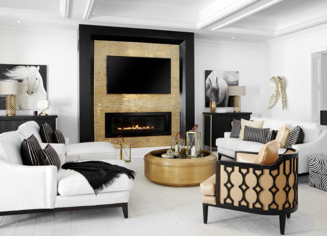 гостиная в стиле модерн 1