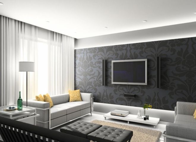 гостиная в стиле модерн 2