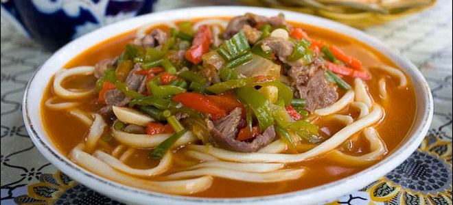 Лагман из баранины