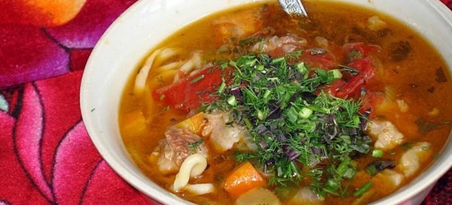 Лагман в мультиварке - рецепт