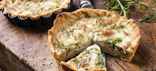 лоранский пирог с курицей