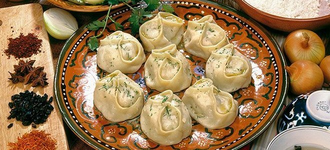 Манты с капустой