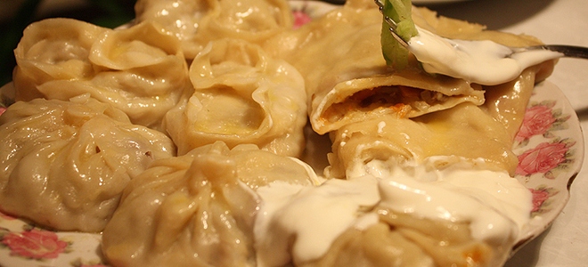 Манты с тыквой рецепт