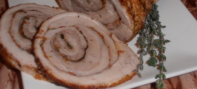 Мясной рулет