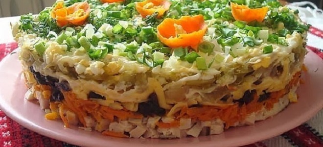 салат ночка с черносливом