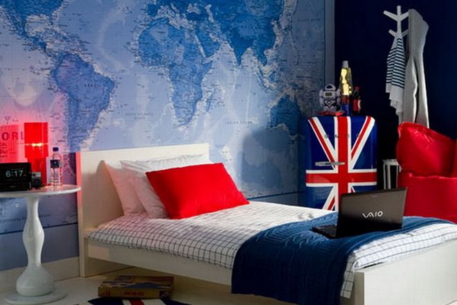 синяя спальня