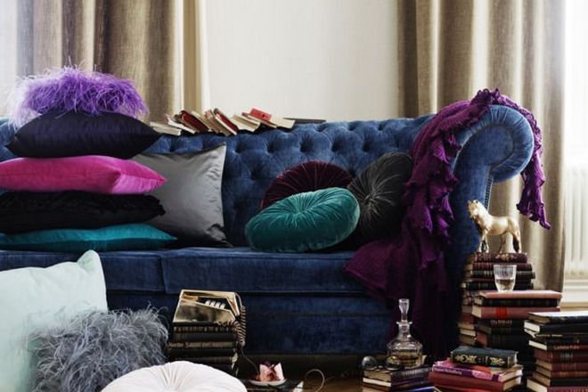 синяя спальня