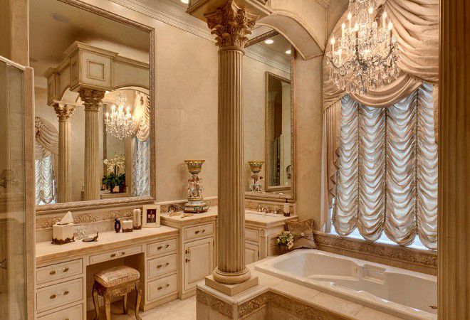 Светильники в стиле барокко в интерьере