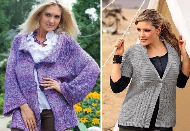 Вязаный жакет 23