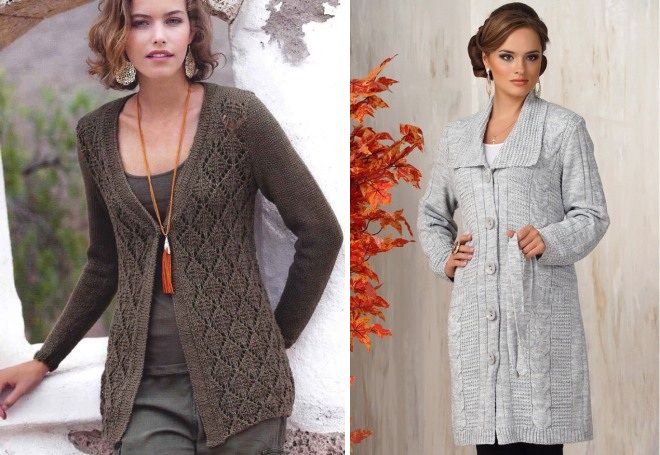 Вязаный жакет 7