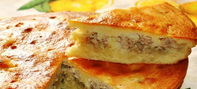 заливной пирог с курицей