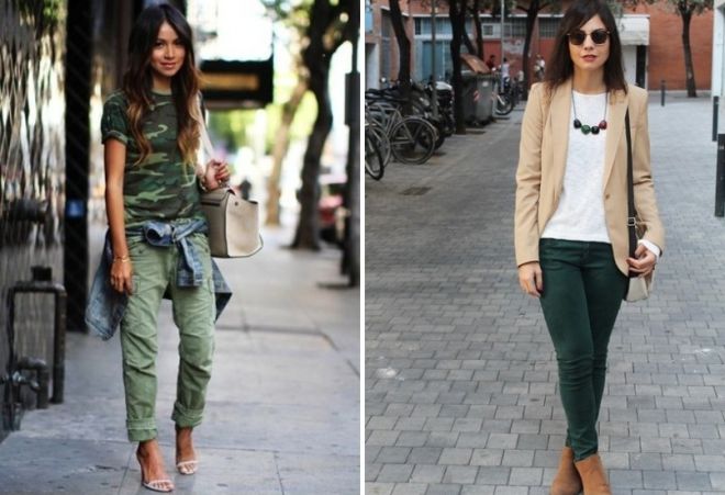 зеленые джинсы 3