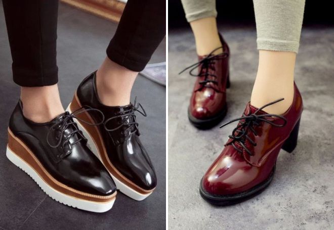 демисезонные женские туфли