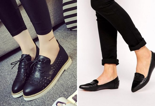 закрытые женские туфли