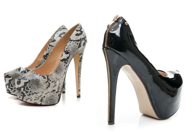 лаковые женские туфли